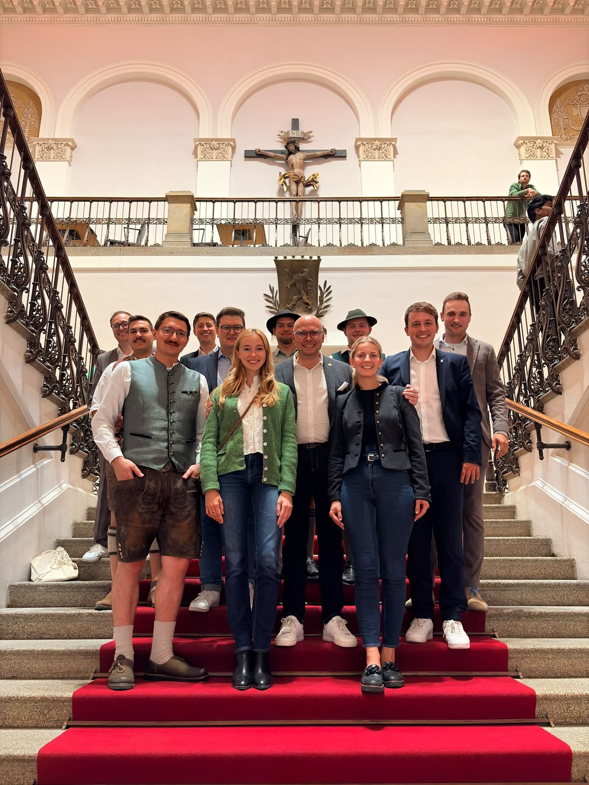 Die Gruppe der BJB im Bay. Landtag
